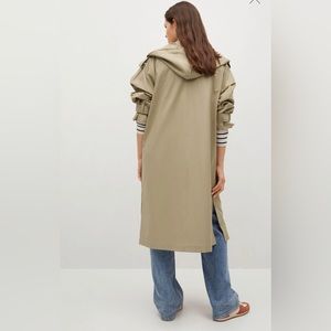 Mango oversized poncho/parka Coat
